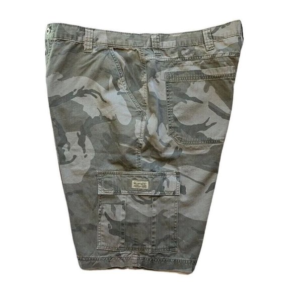 Vintage Wrangler HERO Camo Cargo Shorts Mens 38 Camouflage Hunt‎ Outdoor - Picture 3 of 10